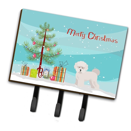 Carolines Treasures Bichon Fris Christmas Tree Leash or Key Holder CK3445TH68